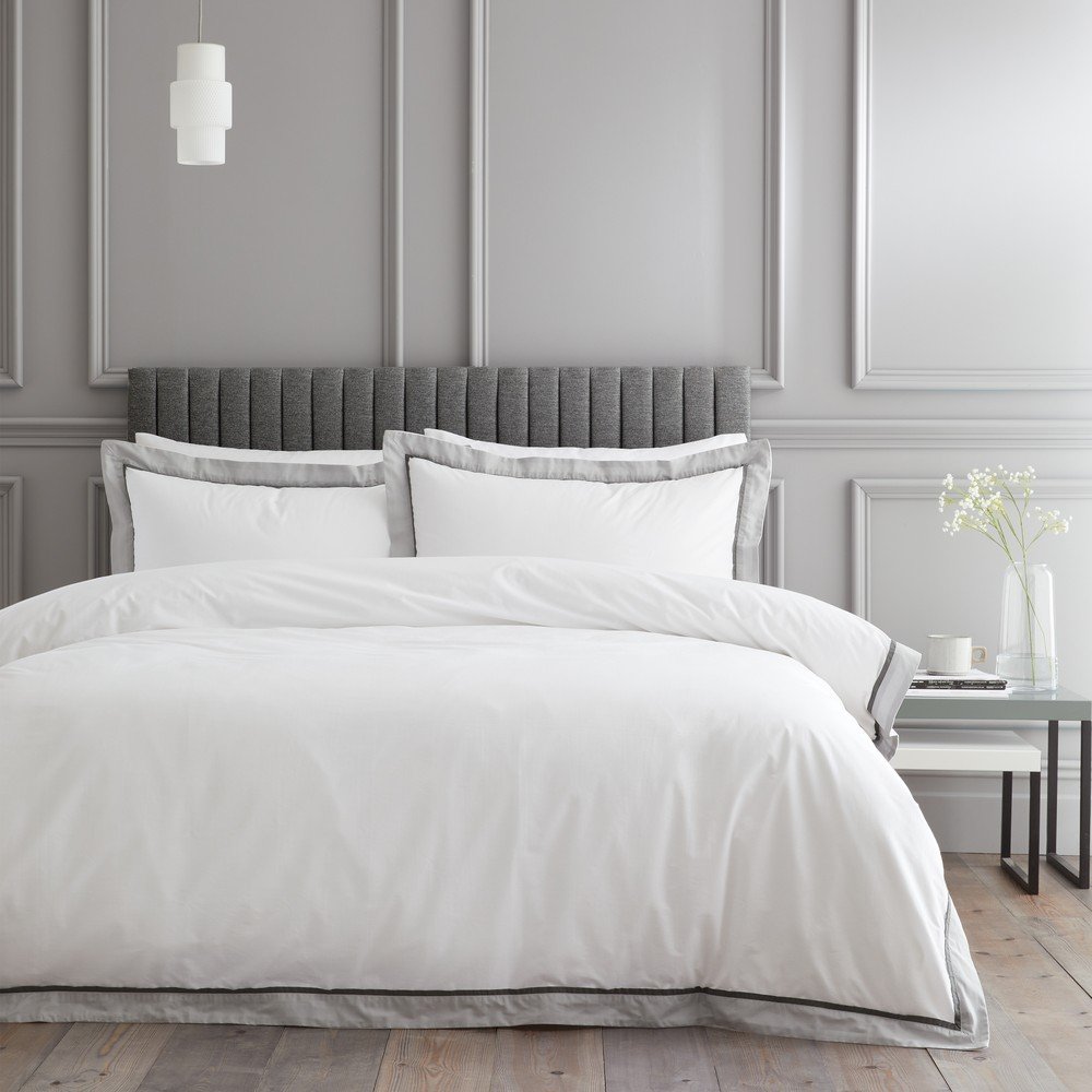 Fehér kétszemélyes pamut ágyneműhuzat 200x200 cm Mayfair – Bianca