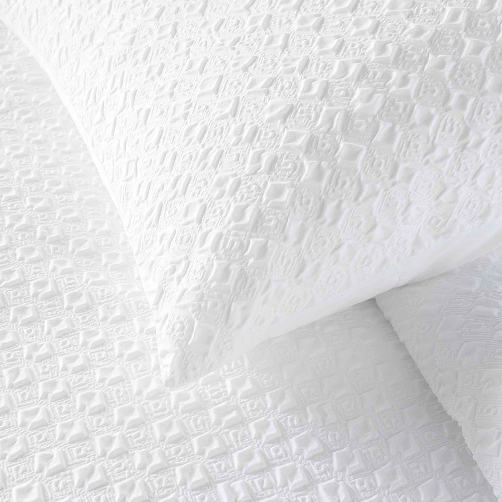 Fehér egyszemélyes mikroszálas ágyneműhuzat 140x200 cm Litea – douceur d'intérieur
