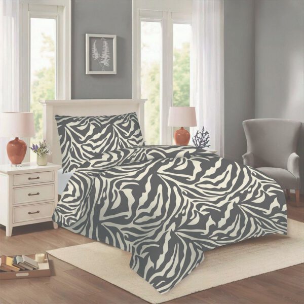 Szürke-bézs egyszemélyes pamut ágyneműhuzat 140x200 cm Dorota – Cotton House