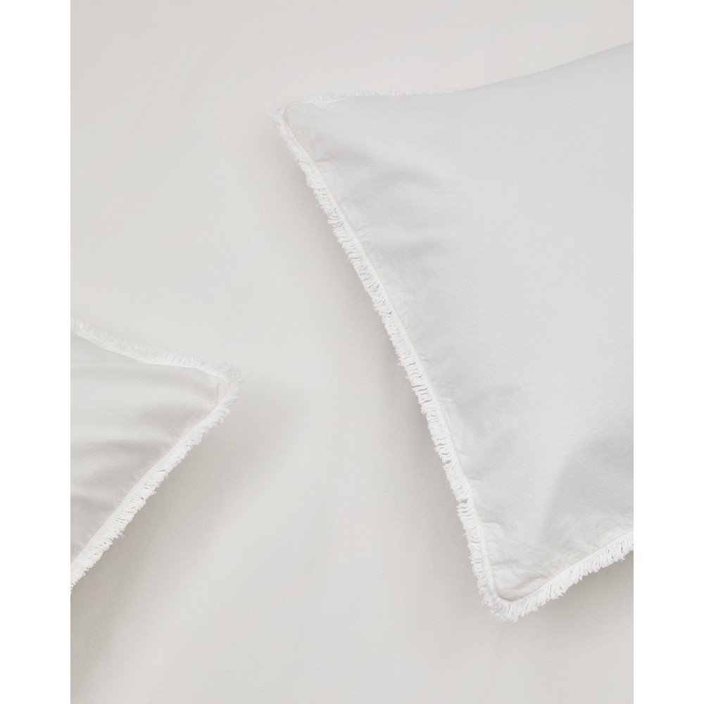 Krémszínű kétszemélyes hosszabbított pamut-perkál ágyneműhuzat 240x220 cm Sifinia – Kave Home