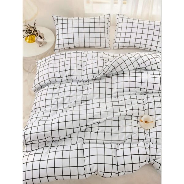 Fekete egyszemélyes ágyneműhuzat 200x140 cm Pled  – Mijolnir