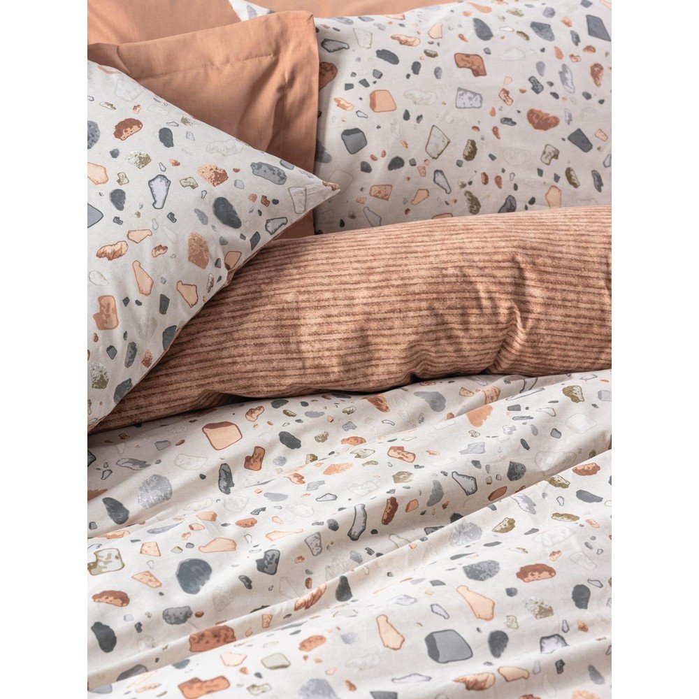 Egyszemélyes renforcé pamut ágyneműhuzat 140x200 cm Earth-Inspired Calm – Mila Home Luxury
