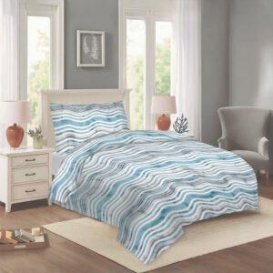 Kék egyszemélyes pamut ágyneműhuzat 140x200 cm Jasana – Cotton House